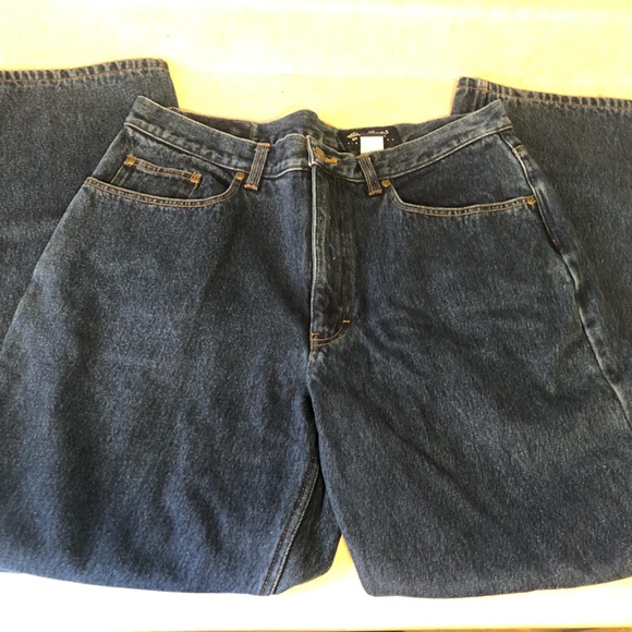 Eddie Bauer fleece lined denim pants - Picture 6 of 7